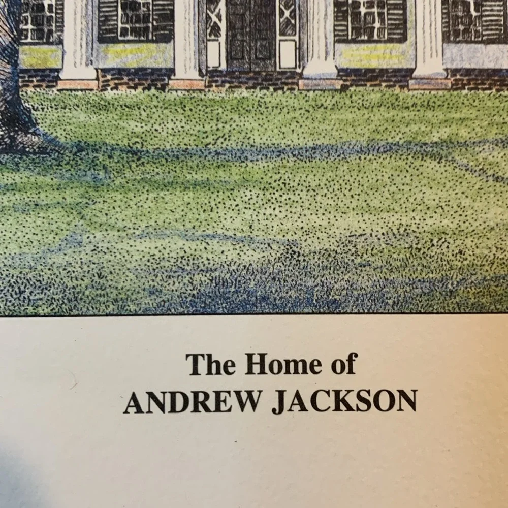 International Archives Ltd. The Home of Andrew Jackson Print Size 8x10 W/COA New - Picture 3 of 6